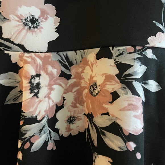 Sequin Hearts Black and Pink Floral Party Dress 13 - Picture 3 of 7